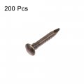 Uxcell Small Tiny Brass Nails 1 2x8mm For Diy Wooden Hardware Accessories 200pcs