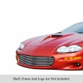Off Roader Egrille For Chevy Camaro 1998-2003 Main Upper Stainless Steel Silver 8x6 Horizontal Billet Grille Insert Bgc-18c3993