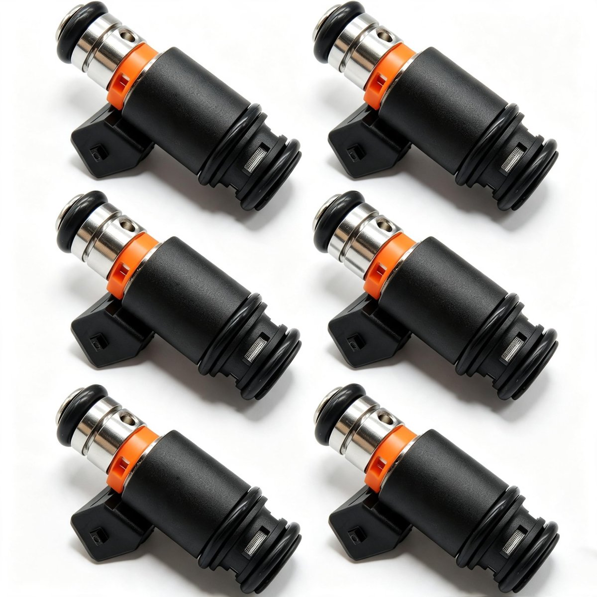 Iwp022 Fuel Injectors 6 Piece Set For Volkswagen Eurovan 1997 1999 2000 And Golf Jetta 2001 V6 2 8l 5 Holes Replacement