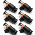Iwp022 Fuel Injectors 6 Piece Set For Volkswagen Eurovan 1997 1999 2000 And Golf Jetta 2001 V6 2 8l 5 Holes Replacement 