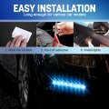 Pilot Automotive Cz-3274be Polar Blue 8 Cob Led Strip 2 Strips