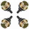 Caltric 4 Upper And Lower Ball Joints Compatible With Suzuki Kingquad Lt-a700x Lta700x 2005 2006 2007