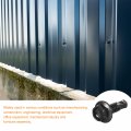 Uxcell 12 X 3 4 Hex Washer Head Self Drilling Screws 100pcs 410 Stainless Steel Sheet Metal Tapping For Wood Black