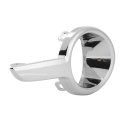 Keenso Chrome Fog Light Cover Abs Plastic Bezel High Strength Durable Easy Installation For Night Driving Off-road Adventures