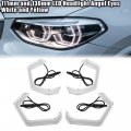 X Autohaux 4pcs Dc 12v Led Headlight Angel Eyes For Bmw E90 E60 F30 F35 E87 M3 M4 Daytime Running Lights 111mm And 130mm With