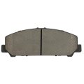 Front D1509 Ceramic 4pcs W Hardware Disc Brake Pad Set 