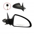 Ocpty Black Passenger Side View Mirror Textured With Power Adjustment Manual Folding Compatible For 2005-2010 Pontiac G6