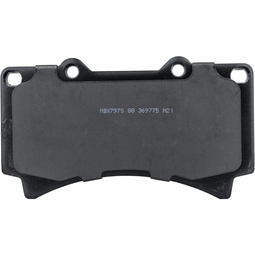 Front Brake Pads For Hummer H3 2006 To 2010 And H3t 2009 Ceramic 2 Wheel Set Surestop Clx-m0-usa-stpsscp1119-cl360a70