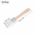 Uxcell 0 9 Width Small Paint Brush Nylon Bristle With Wood Handle Painting Tool For Wall Door Cabinets Furniture Fences White