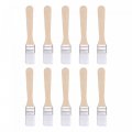 Uxcell 0 9 Width Small Paint Brush Nylon Bristle With Wood Handle Painting Tool For Wall Door Cabinets Furniture Fences White