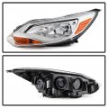 Halogen Model 2012 2013 2014 Ford Focus W Chrome Trim Headlight Headlamp Oe Style Assembly Driver Side