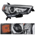 1pc Headlight Assembly Black Housing Replacement For Toyota 4runner 2021-2022 Passenger Side Rh 8114035610 