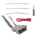 Car Radio Wiring Harness W Antenna Adapter Fit For Oldsmobile 2001-2004 Alero 2002-2004 Bravada 2000-2004 Silhouette New 