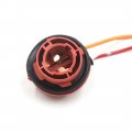 Uxcell 2pcs T20 3 Wires Harness Socket Car Brake Turn Signal Light Extension Connector