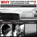 Autorder Dashboard Cover Mat For 1999-2004 Ford F250 F350 F450 Super Duty Accessories Upgrade Velvet Dash Sunshade Glare Uv