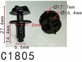 Autobahn88 Bumper Fender Clip Compatible With Ford Universal Use Pack Of 20