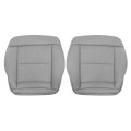 Driver Passenger Bottom Seat Cover Gray Leather For Mercedes Benz E-class E200 E250 E300 E350 2010 2011 2012 2013 2014 2015 