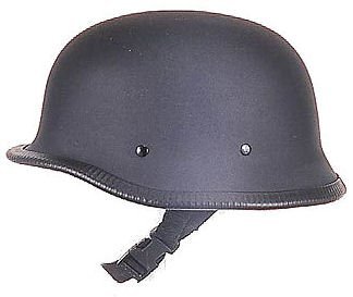 German Novelty Flat Black Motorcycle Biker Decorative Hat 2xl Adjustable Nylon Strap Skull Cap Style Unisex Adult Headwear