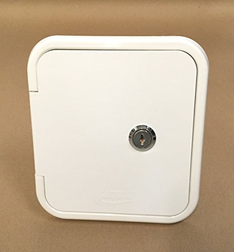 Valterra White Gravity Water Hatch Fill Dish Lock Keys Rv Trailer
