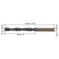 Uxcell Straight Shank Twist Drill Bits 8 5mm High Speed Steel 4341 With 5mm For Stainless Alloy Metal Plastic Wood