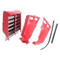 Red Oil Tank Side Cover And Radiator Replacement For Yamaha Banshee 350 2gu-21721-60-00 2gu-21711-60-00 2gu-2171l-00-00 