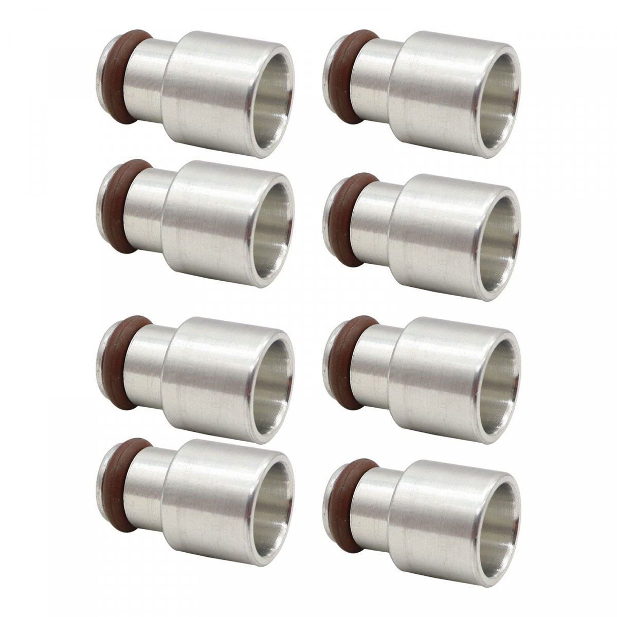 8pcs Fuel Injector Spacer Extender Adapts Short Ls Truck Injectors Into A Taller Ls1 Ls6 Intake Manifold And Rail Part Number