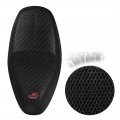 Uxcell Black Motocycle Breathable Mesh Net Seat Saddle Cushion Cover Protector