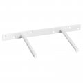 Floating Shelf Bracket 12 Inch Wall Mounting Blind Support Hidden For Wood Shelves White 