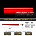 Vipmotoz Full Led Rear Bumper Reflector Lights Lamps Compatible With 2013-2018 Bmw F10 3 Series 320i 328i 330i 335i 340i Chrome