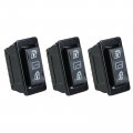 3 In 1 Universal Car Dpdt Momentary Power Window Switch Door Lock Control 