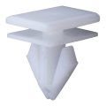 W Type Clip For Ram 1500 2019 To 2025 Front White Sill Cladding Attaching Smaller Rectangle Head Part Number 68092697aa 