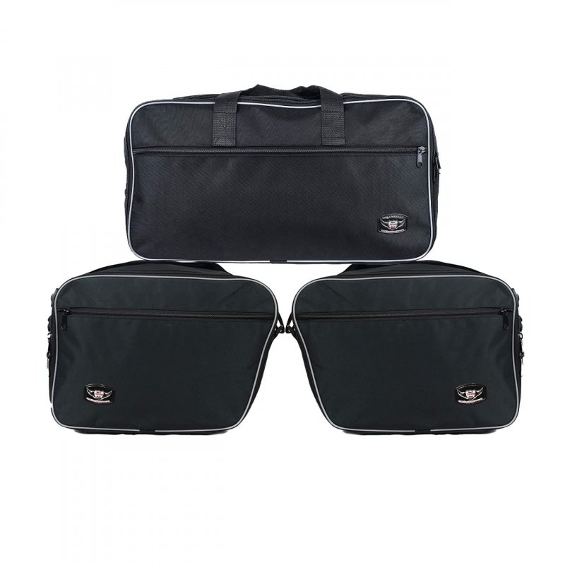 Great Bikers Gear -pannier Liner Bags And Top Box Bag Set Of 3 For Bmw K1600gt K1600gtl K1600 Gt Gtl R1200rt From 2014