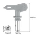 Reversible Spray Tips For Airlesser 529 Paint Spray Nozzle Sprayer Machine Parts Home Garden Building Fences Grable Spray Tips