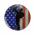 1080 Graphics Awesome Like My Daughter Vintage Flag American Design Key Chain Double Sided Stainless Steel Keychain 
