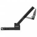 Kuafu Trailer Hitch Spare Tire Carrier Compatible With Truck 2 Inch Receiver Adjustable Rack Holder Mount