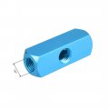 Uxcell G1 4 Thraed 5 Ports 2 Way Manifold Block Splitter Quick Connect Air Hose Inline Coupler Air Compressor