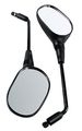 Spi Rev Mirrors For Snowmobile Ski-doo Models With Fixed Windshield 
