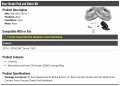 Marketplace Auto Parts Rear Ceramic Brake Pads And Rotor Kit Compatible With 2014-2018 Gmc Sierra 1500