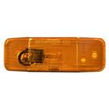 B427a Rectangular Clearance And Side Marker Light Amber 12v Waterproof With Replaceable Lens Bulb Surface Mounts On 3 In 