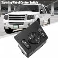 X Autohaux Steering Wheel Switch Control Button Cover For Ford Expedition 2009-2014 8l2t-9e740-caw 8l2z-9c888-ab Black