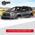 Driver Left Side Mirror Glass Assembly With Plastic Back Plate Heated Compatible Toyota 2007-2020 Tundra 2008-2017 Sequoia