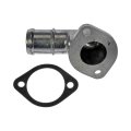 Engine Coolant Thermostat Housing For Buick Lesabre 1996 2005 Metal Natural Finish 180 Degrees Neck Angle 1 25 In Outside 