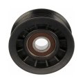 Accessory Drive Belt Idler Pulley For Chevy W3500 W4500 Tiltmaster 2003 2010 Polyamide Serpentine Type Black 17mm Inside 
