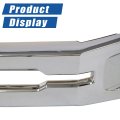 Front Bumper Grille Molding Chrome Replacement For Silverado 1500 2019 2020 2021 2022 Upper Straight Trim Plastic