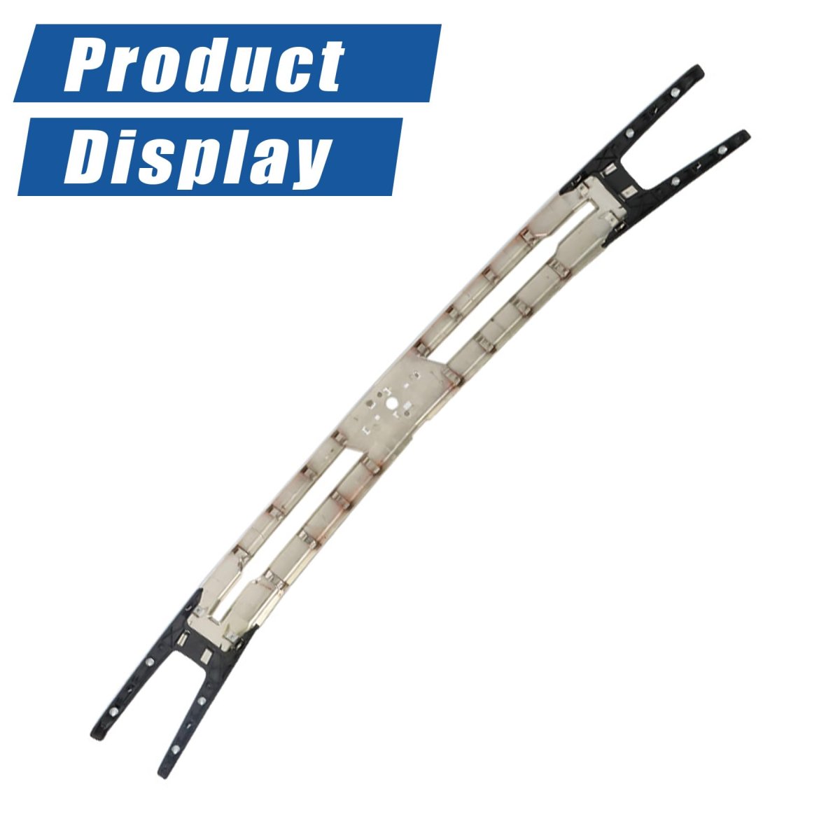 Front Bumper Grille Molding Chrome Replacement For Silverado 1500 2019 2020 2021 2022 Upper Straight Trim Plastic