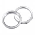 X Autohaux 4pcs Od 74 1mm To Id 60 Aluminum Alloy Car Auto Hub Centric Rings Wheel Bore Center Spacer