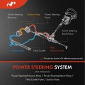 A-premium Power Steering Pressure Line Hose Assembly Compatible With Ford Expedition Lincoln Navigator 2011-2017 V8 5 4l V6 3