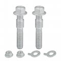 A Absopro Alignment Camber Adjusting Bolt For Nissan Nv200 2013-2018 Silver Tone Set Of 2