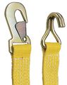 Ratchet Cargo Strap 20 Ft X 2 In 1600 Lb Working Load Limit 5000 Breaking Strength Yellow Polyester With Steel Snap Hooks Model 