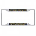 Us Navy Culinary Specialist Enlisted Rating Insignia License Plate Frame For Front Or Back Of Car Officially Licensed United 